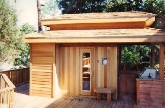 OUTDOOR Kitchen w/ RedwoodBuilding&nbsp;& Sauna Kit