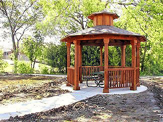 Octagonal gazebo